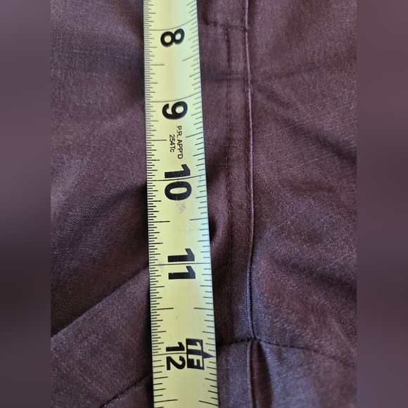 Index Petite | Beautiful Brown Capris, Size 14P - Picture 7 of 9